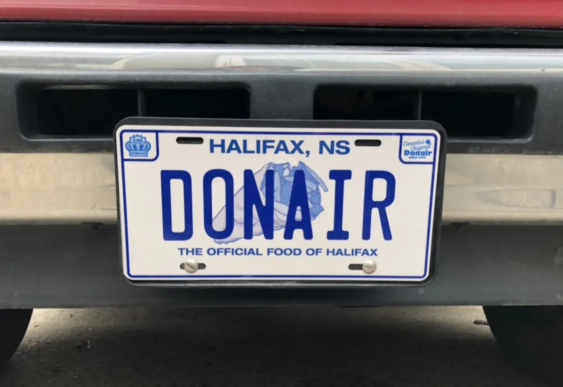 DONAIR Aluminum License Plates - King of Donair